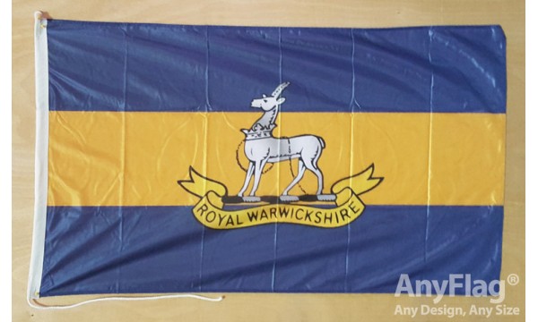 Royal Warwickshire Fusiliers Custom Printed AnyFlag®